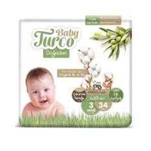 BABY TURCO JUMBO BEBEK BEZİ 3NO 34LÜ