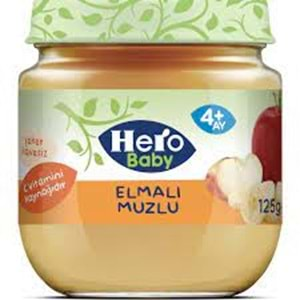 HERO BABY MEY.PÜRELİ MAMA 125GR ELMALI MUZLU