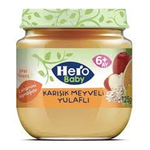 HERO BABY MEY.PÜRELİ MAMA 120GR KRŞK.MEYV.YULAFLI