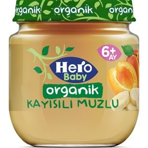 ÜLKER HERO BABY ORGANİK KAYISILI MUZLU PÜRE 120GR