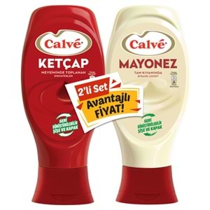 CALVE KETÇAP TATLI+MAYONEZ SET 600GR&540GR