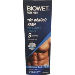 BİOWET TÜY DÖKÜCÜ KREM 100ML MEN