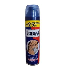 BSOAP TIRAŞ KÖPÜK 225ML SENSİTİVE