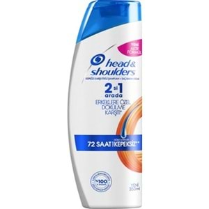 HEAD&SHOULDERS 350ML ŞAMPUAN ERKEKLERE ÖZEL DÖKÜLME KAR.2İN1