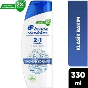 HEAD&SHOULDERS 330ML ŞAMPUAN KLASİK BAKIM 2İN1