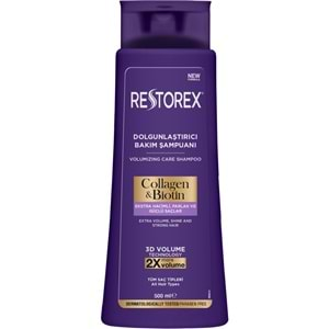 RESTOREX ŞAMPUAN 500ML COLLAGEN&BİOTİN SAÇLAR