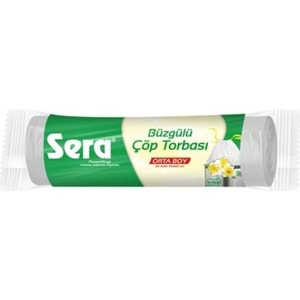 SERA ÇÖP TORBASI BÜZGÜLÜ ORTA BOY 20AD 55*60 NERGİS