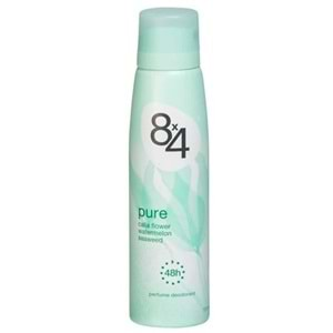 8X4 DEO SPREY 150ML PURE