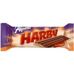ALPELLA HARBY BİSKÜVİLİ ÇİKOLATA KARAMELLİ 25GR
