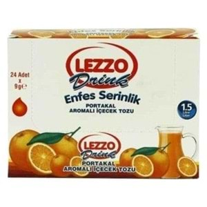 LEZZO İÇECEK TOZU 9GR PORTAKAL