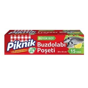 PİKNİK KİLİTSİZ POŞET BÜYÜK BOY 15AD 30X45CM