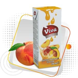 VİVA ŞEFTALİ AROMALI İÇECEK 200ML