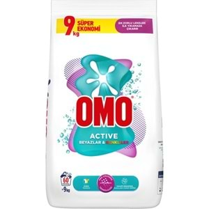 OMOMATİK 9KG ACTİVE RENKLİ & BEYAZ