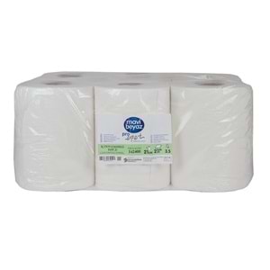MAVİ BEYAZ HAVLU İÇTEN ÇEKMELİ 2KATLI 21CMX6LIX3.5KG