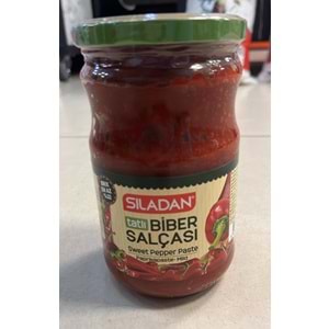 SILADAN BİBER SALÇA 650GR TATLI CAM