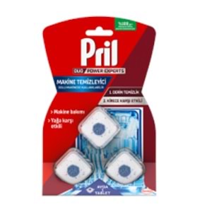 PRİL MAKİNE TEMİZLEYİCİ TABLET 3LÜ 5 İ BİRARADA