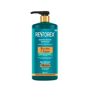 RESTOREX ŞAMPUAN 900ML KEREATİN&ARGAN
