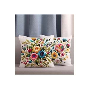 LİDER 4LÜ KIRLENT SETİ 40X40CM DİJİTAL DESENLİ