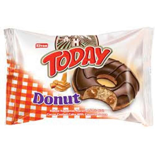 ELVAN TODAY DONUT 35GR KARAMELLİ