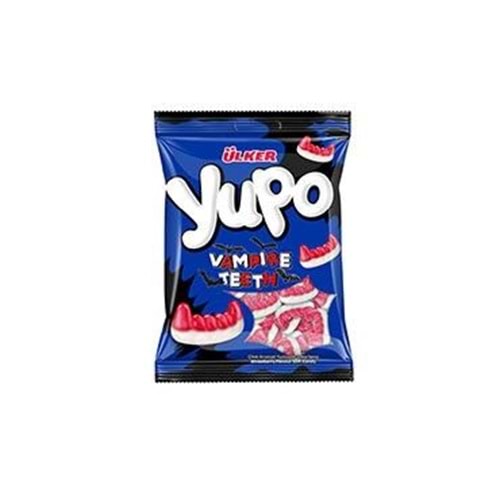 ÜLKER YUPO JELLY VAMPİR DİŞİ 80GR ÇİLEK