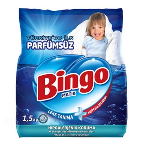 BİNGO MATİK 1.5KG BEYAZ