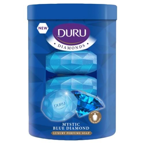 DURU DIAMONDS SABUN 4LÜ 360GR BLUE