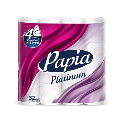 PAPİA PLATİNUM TUVALET KAĞIDI 32Lİ 4KATLI