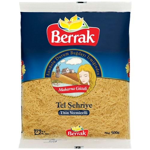 BERRAK MAKARNA 500GR TEL ŞEHRİYE