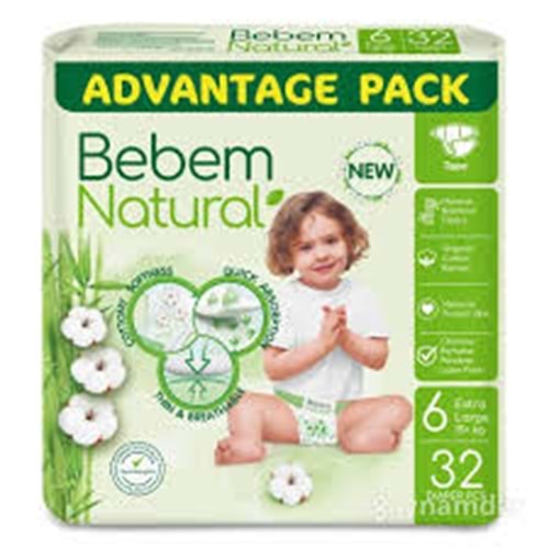 BEBEM NATURAL 6NO 15+ BEBEK BEZİ 32AD