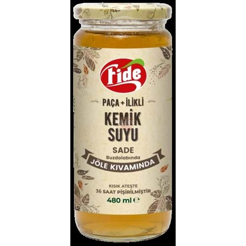 FİDE KEMİK SUYU SADE 480ML