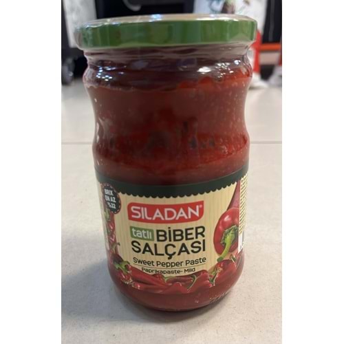 SILADAN BİBER SALÇA 650GR TATLI CAM