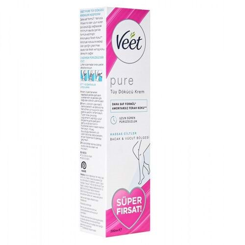 VEET TÜY DÖKÜCÜ KREM 200ML HASSAS CİLTLER PURE