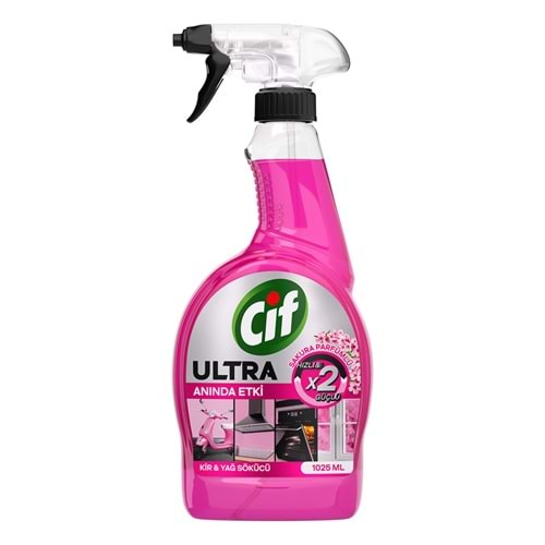 CİF ULTRA KİR YAĞ ÇÖZÜCÜ 750ML PEMBE GÜÇ