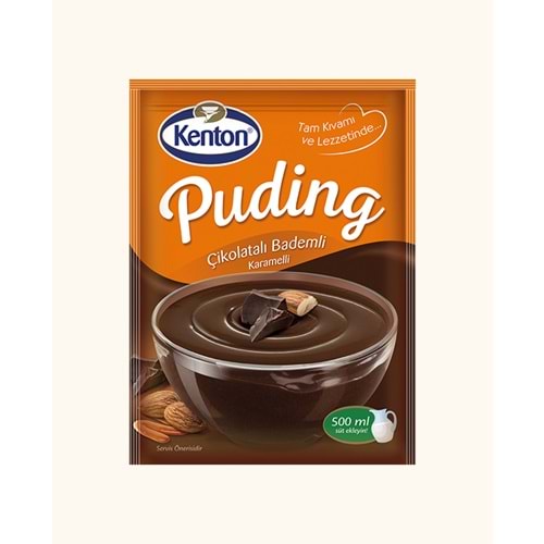 KENTON PUDİNG ÇİKOLATALI BADEMLİ 100GR
