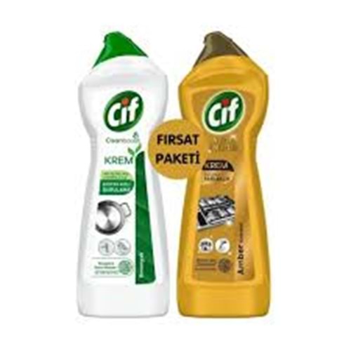 CİF KREM 750+750ML AMONYAK+AMBER