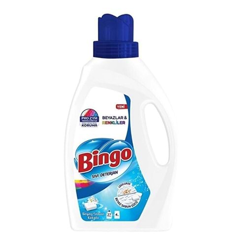 BİNGO SIVI DETERJAN 1755ML BEYAZ SABUN