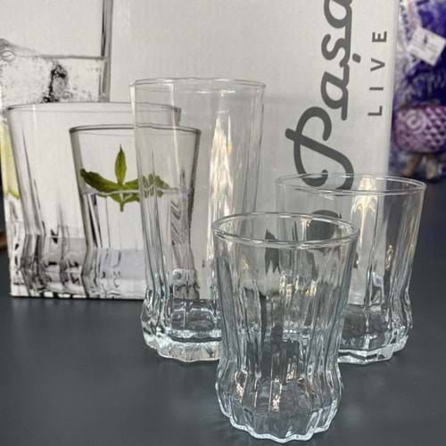 PAŞABAHÇE GAİA SU BARDAK SET 18PARÇA