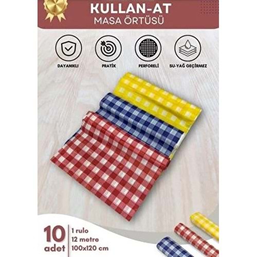 ARMA RULO SOFRA ÖRTÜ 10LU 100X120CM