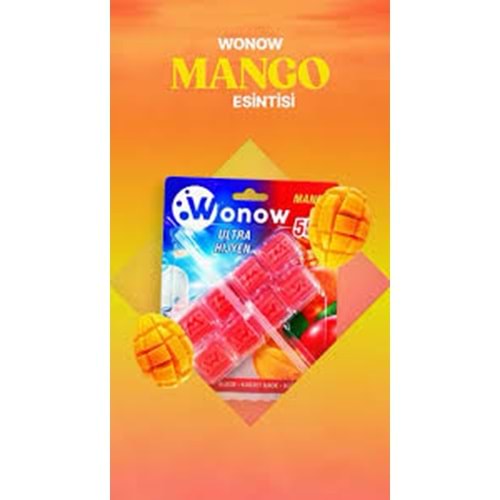 WONOW 2X50GR KLOZET BLOK MANGO