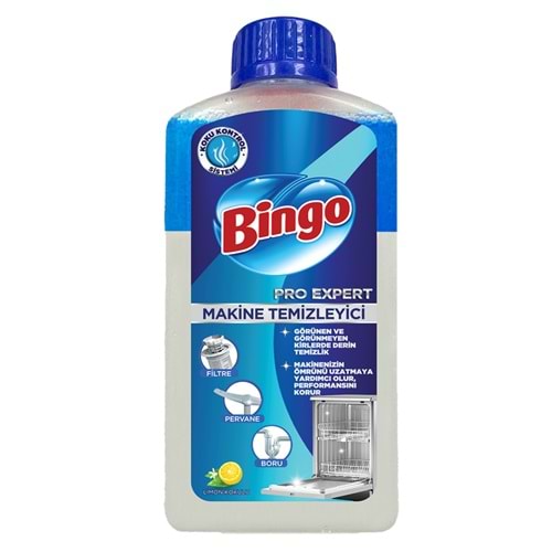 BİNGO BULAŞIK MAKİNE TEMİZLEYİCİ 250ML