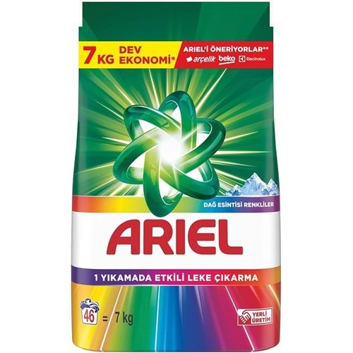 ARİEL MATİK 7KG DAĞ ESİNTİSİ RENKLİLER 46 YIKAMA
