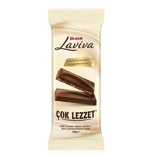 ÜLKER LAVİVA TABLET ÇİKOLATA 100GR