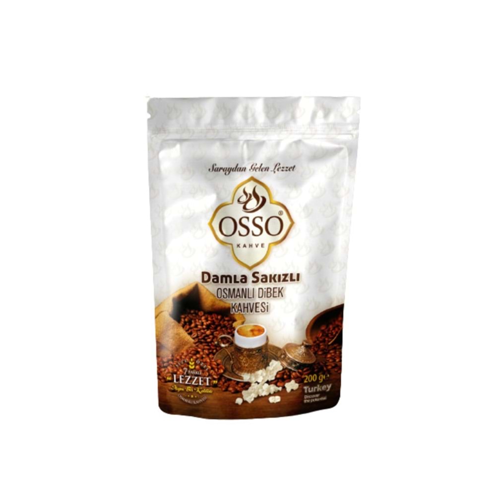 OSSO DAMLA SAKIZLI DİBEK KAHVESİ 200GR