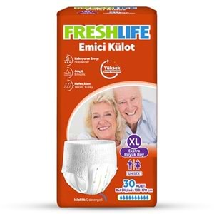 FRESHLIFE HASTA KÜLOT 30LU EXTRA BÜYÜK XL