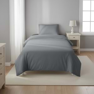 OGİ HOME NEVRESİM TKM.DÜZ RENK LASTİKLİ ÇARŞAFLI TEK KİŞİLİK