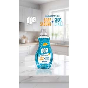 DOA SIVI DETERJAN 1480ML ARAP SABUNU VE SODA ETKİLİ