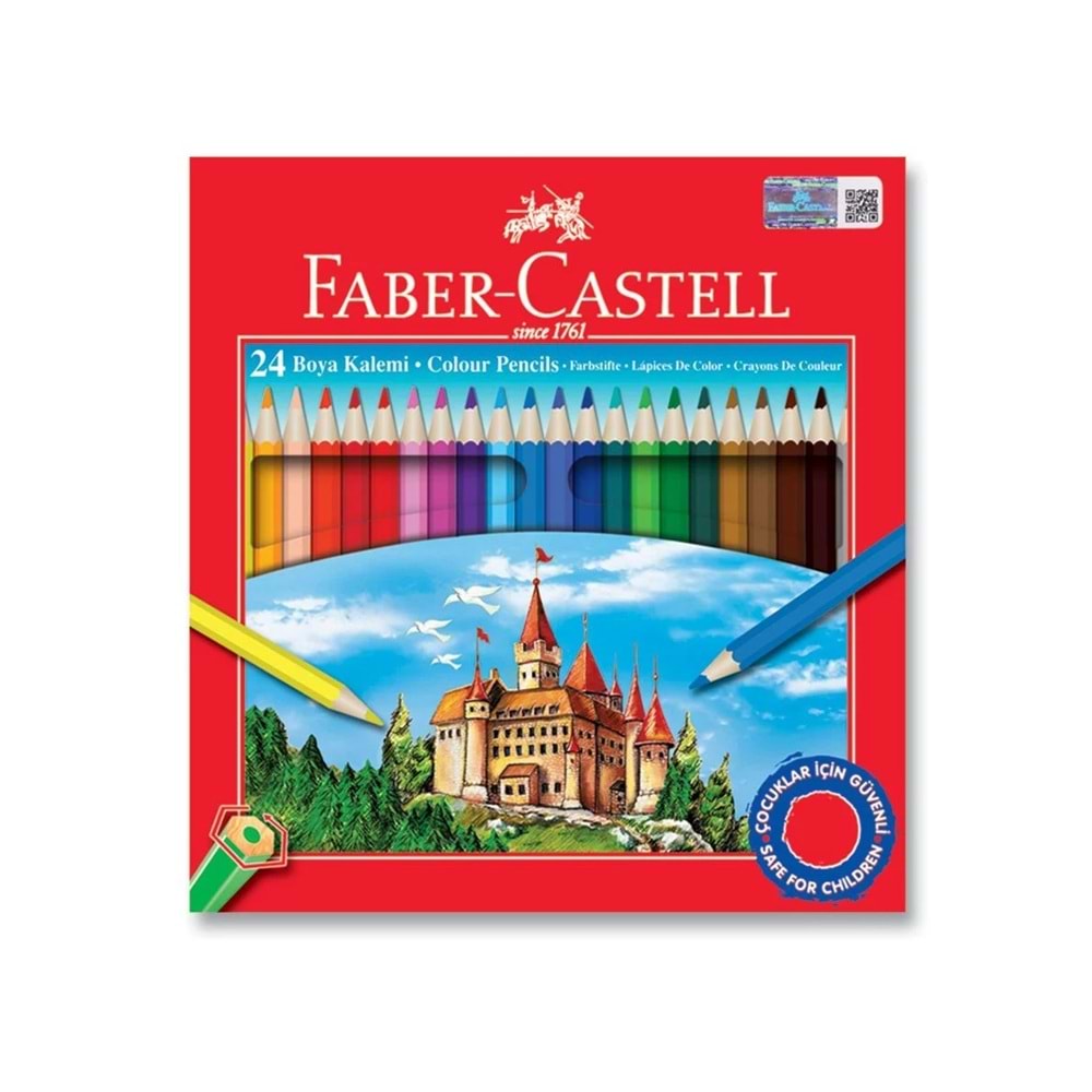 FABER KURU BOYA 24LÜ UZUN