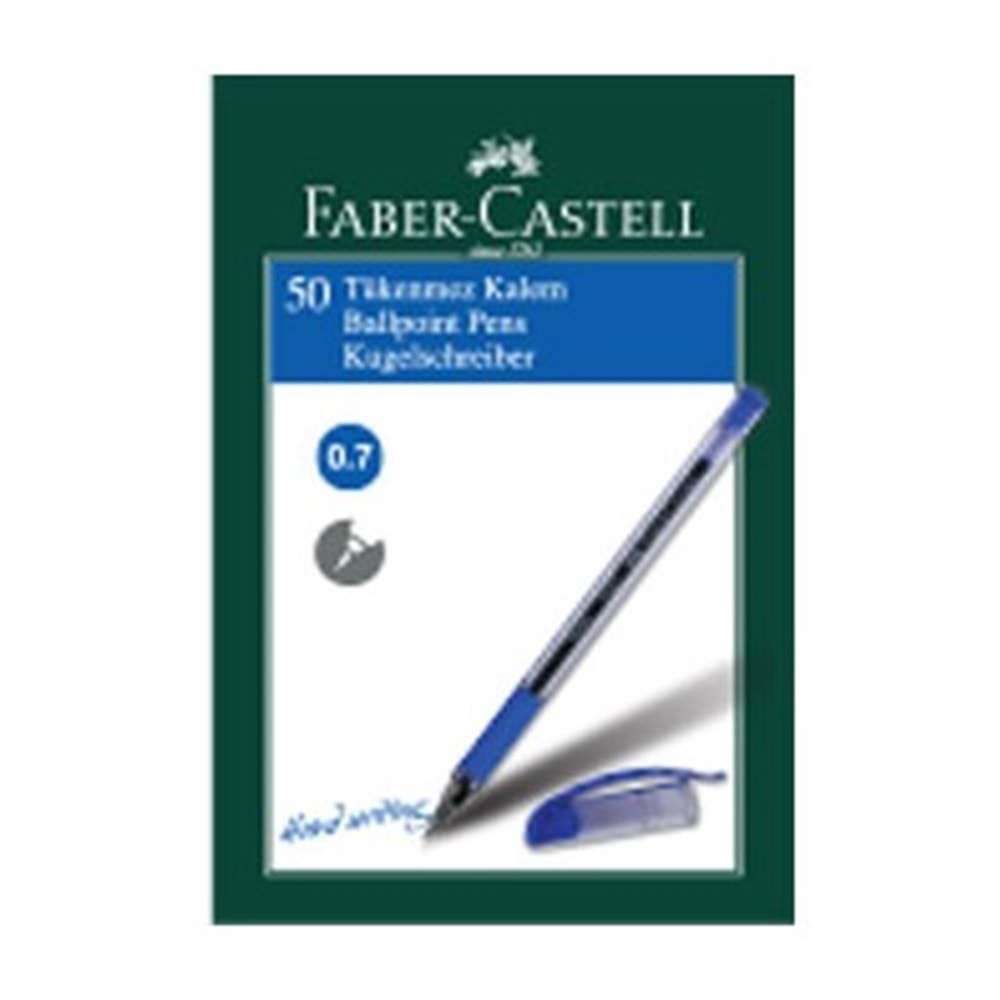 FABER CASTELL TÜKENMEZ KALEM MAVİ