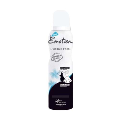 EMOTİON DEO 150ML İNVİSİBLE FRESH