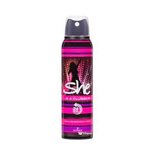 SHE DEO 150ML CLUBBER